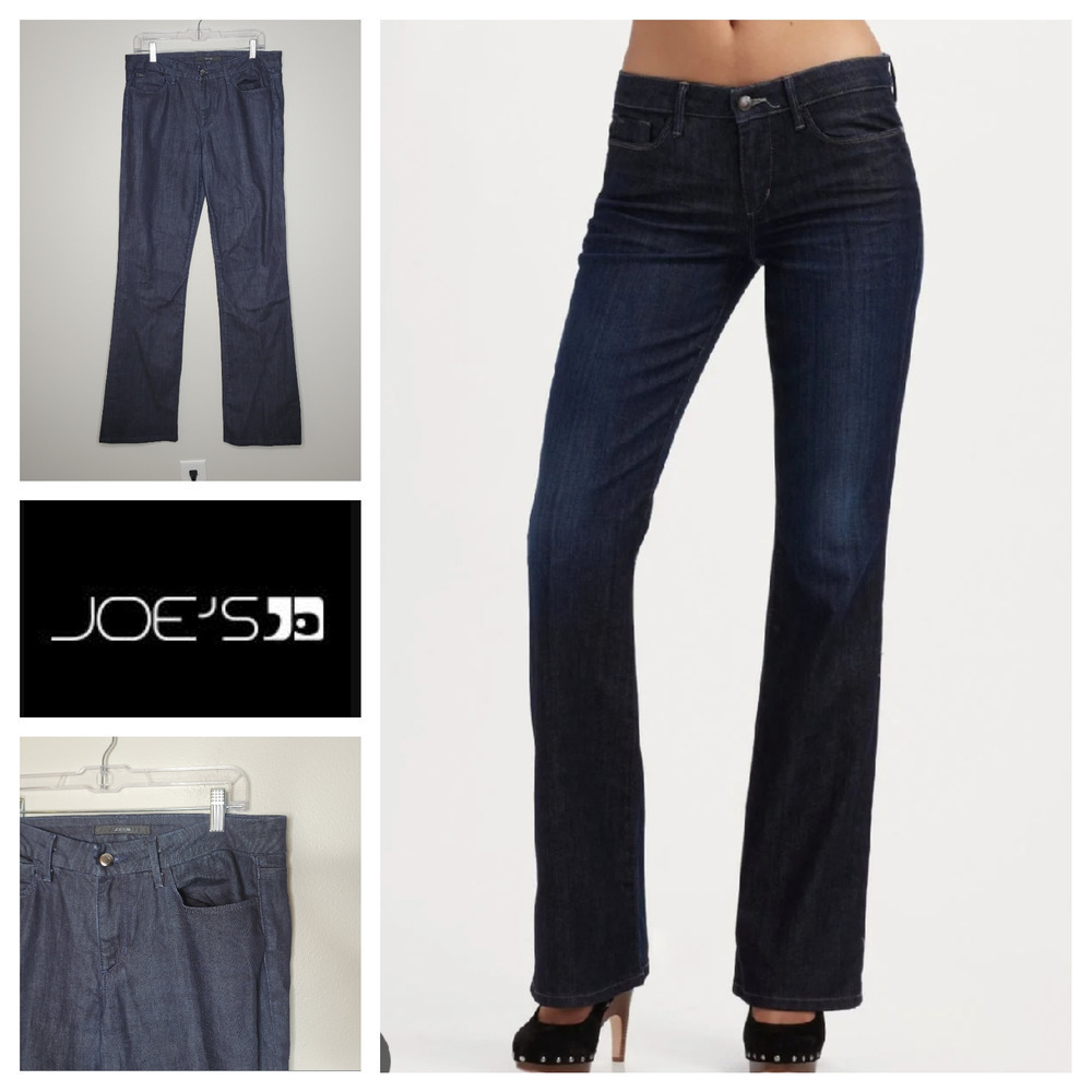 JOES JEANS MUSE Bootcut Dark Wash Denim Jeans Women Size‎ 30 WA0763